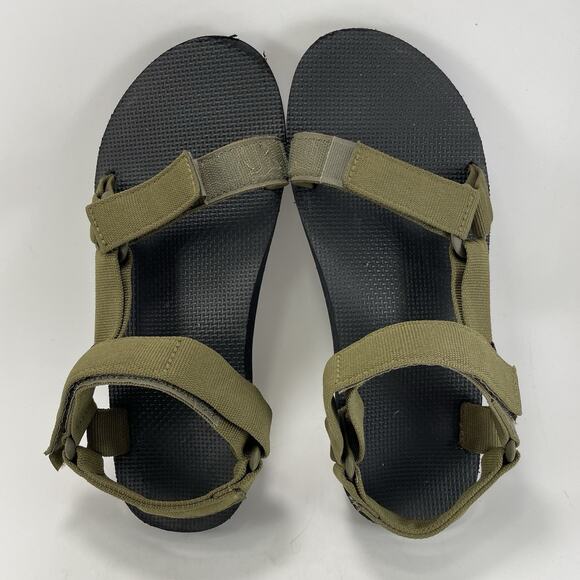 Teva Original Universal Active Sandals Mens Size 9 Olive Green Strappy Athletic